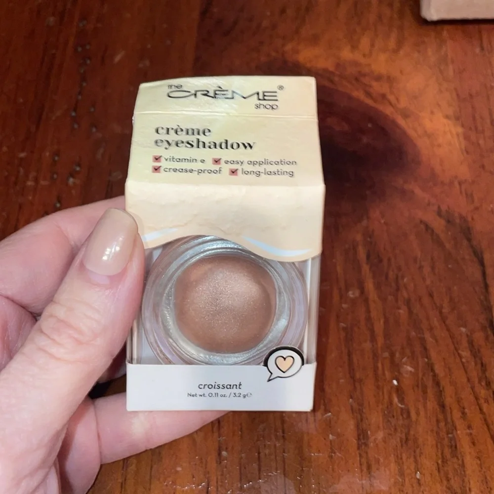 The Creme Shop 3-in-1 Chroma Gel Eyeliner Mocha and Creme Eyeshadow in Croissant